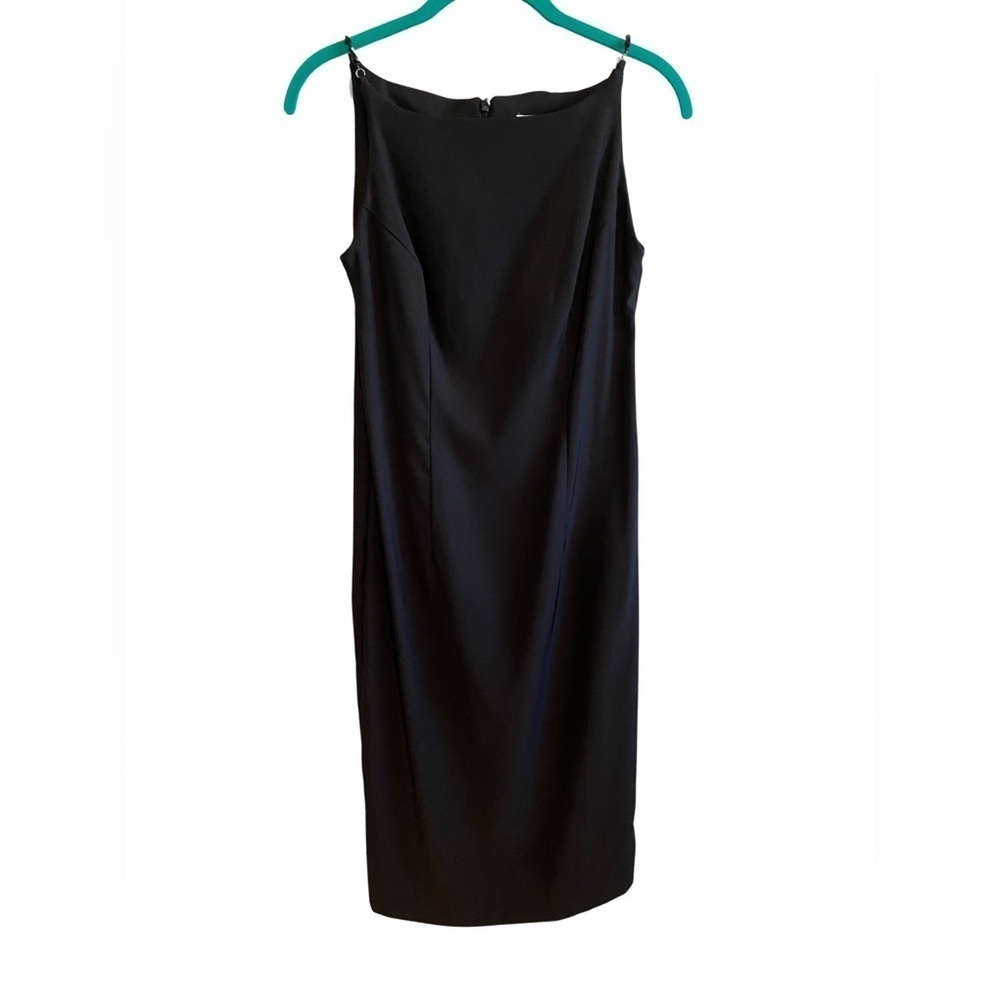 CDC Dress black with beaded straps size 6